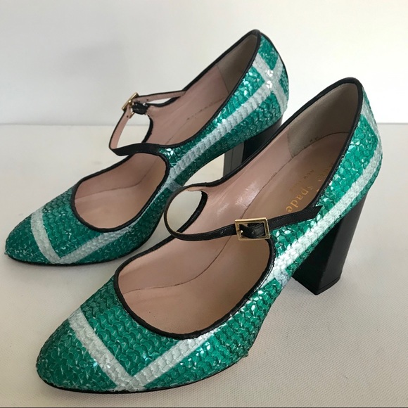 kate spade Shoes - Authentic Kate spade sequins Mary Jane shoes